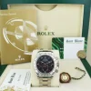 Racing Professional Watches | Sant Blanc ROLEX 40mm 18kt White Gold DAYTONA Black Race Dial Model 116509