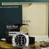 Men's Watches | Racing Professional Watches | Sant Blanc ROLEX 40mm 18kt White Gold Daytona on Strap Black Diamond Model 116519