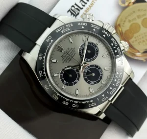 Sports Watches | Men's Watches | Sant Blanc ROLEX 40mm 18kt White Gold Daytona Steel Index Dial Ceramic Bezel Model 116519LN