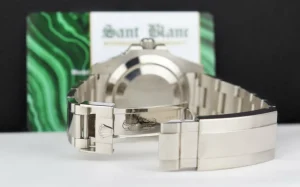 Diving Professional Watches | Sant Blanc ROLEX 40mm 18kt White Gold Submariner Blue Dial Smurf Model 116619LB