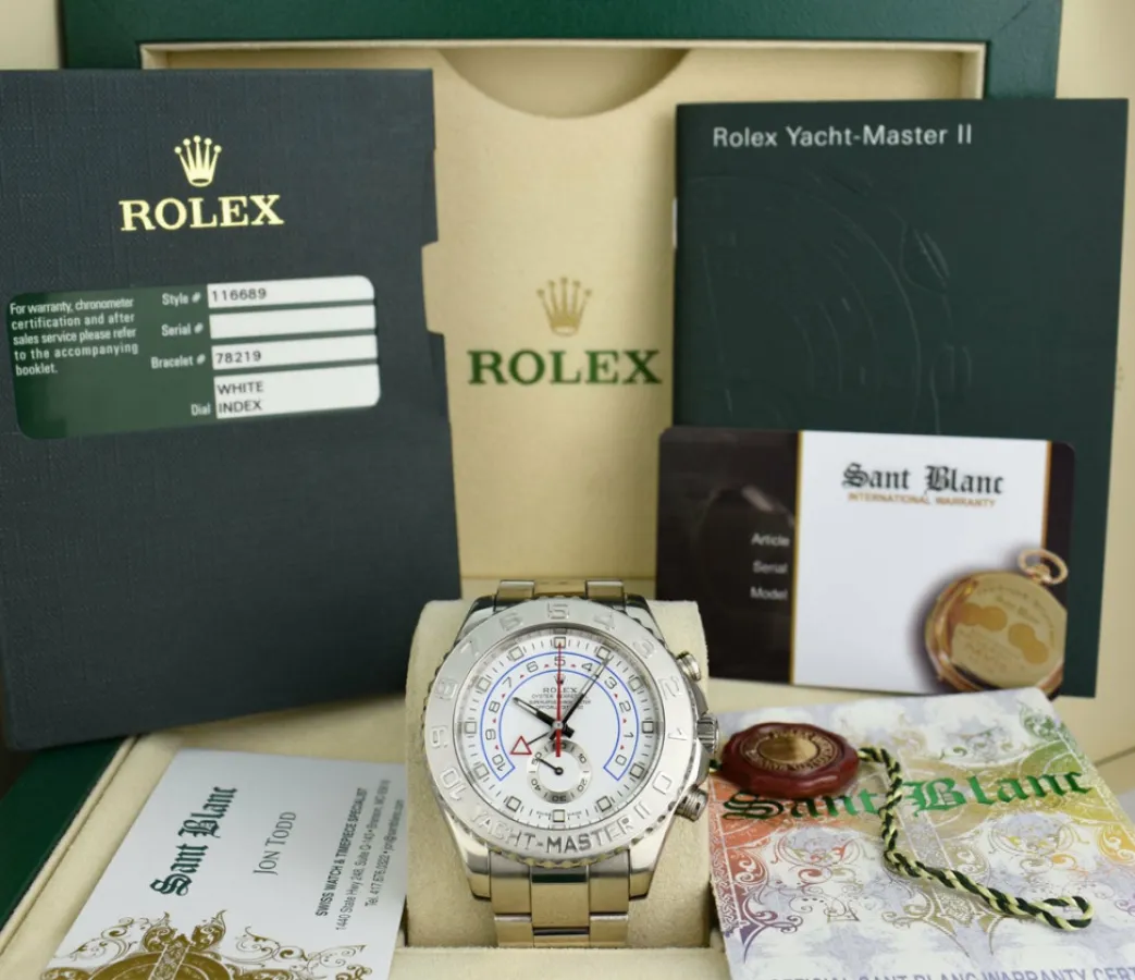rolex_mm_kt_white_gold_ya_0-1.webp Yachting Professional Watches | Sports Watches | Sant Blanc ROLEX 44mm 18kt White Gold Yachtmaster II White Dial White Gold Hands Model 116689