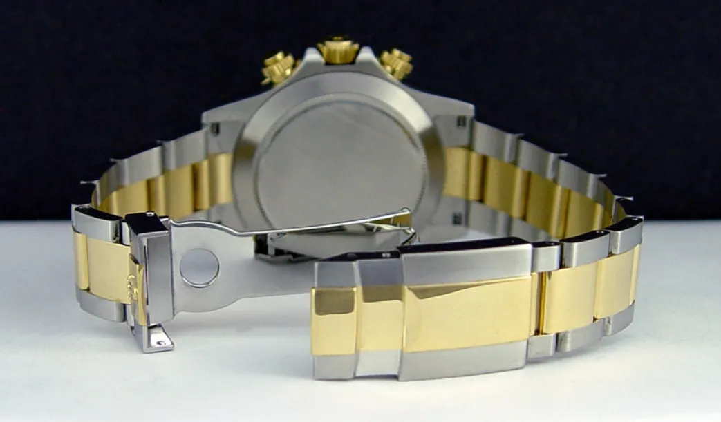 rolex_mm_kt_yellow_gold___5.webp Sports Watches | Men's Watches | Sant Blanc ROLEX 40mm 18kt Yellow Gold & Stainless Steel Daytona MOP Arabic Dial Model 116523