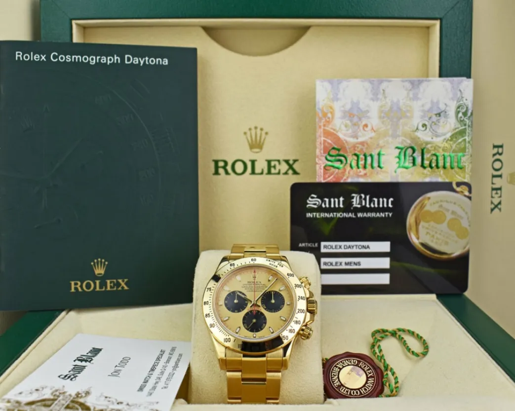 rolex_mm_kt_yellow_gold_d_0-3.webp Men's Watches | Racing Professional Watches | Sant Blanc ROLEX 40mm 18kt Yellow Gold Daytona Champagne Paul Newman Index Dial Model 116528