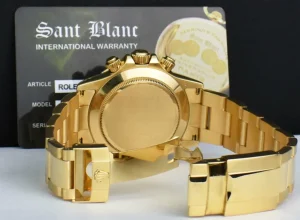 Men's Watches | Racing Professional Watches | Sant Blanc ROLEX 40mm 18kt Yellow Gold Daytona Champagne Paul Newman Index Dial Model 116528