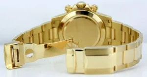 Men's Watches | Racing Professional Watches | Sant Blanc ROLEX 40mm Mens 18kt Yellow Gold Daytona Champagne Index Dial Model 116528