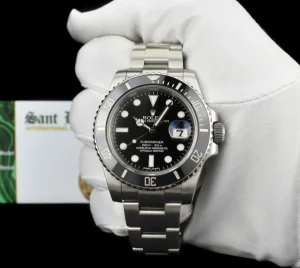 Diving Professional Watches | Sant Blanc ROLEX 40mm Mens Stainless Steel Submariner Black Dial Model 116610 LN