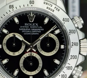 Sports Watches | Racing Professional Watches | Sant Blanc ROLEX 40mm Mens Stainless Steel Daytona Black Index Dial Model 116520