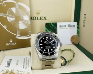 Diving Professional Watches | Sant Blanc ROLEX 40mm Mens Stainless Steel Submariner Black Dial Model 116610 LN