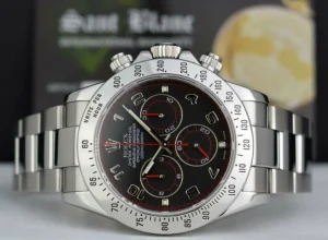 Sports Watches | Racing Professional Watches | Sant Blanc ROLEX 40mm Mens Stainless Steel Daytona Black Arabic 