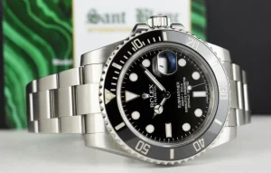 Diving Professional Watches | Sant Blanc ROLEX 40mm Mens Stainless Steel Submariner Black Dial Model 116610 LN