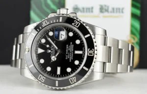 Diving Professional Watches | Sant Blanc ROLEX 40mm Mens Stainless Steel Submariner Black Dial Model 116610 LN