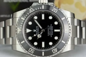 Diving Professional Watches | Men's Watches | Sant Blanc ROLEX 40mm Mens Stainless Steel Submariner Black Ceramic Dial Model 114060