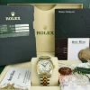 Dress Watches | Sant Blanc ROLEX 31mm MidSize 18kt Gold & Stainless Steel Datejust MOP Diamond Dial Model 178273