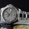Yachting Professional Watches | Men's Watches | Sant Blanc ROLEX 35mm Midsize Platinum & Stainless Steel Yachmaster 35 Model 168622