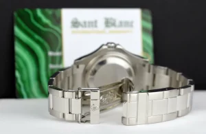 Yachting Professional Watches | Men's Watches | Sant Blanc Rolex 35mm Mid-size Platinum & Stainless Steel Yachmaster Platinum Dial Model 168622