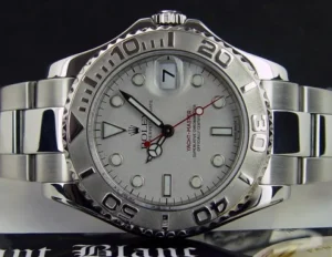 Yachting Professional Watches | Men's Watches | Sant Blanc ROLEX 35mm Midsize Platinum & Stainless Steel Yachmaster 35 Model 168622