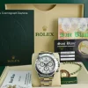 Men's Watches | Racing Professional Watches | Sant Blanc ROLEX 40mm Stainless Daytona White Index Dial Fat Clasp Model 116520