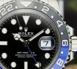 Sports Watches | Pilots Professional Watches | Sant Blanc ROLEX 40mm Stainless GMT Master II Blue Black 