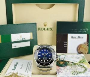 Deep Diving Professional Watches | Men's Watches | Sant Blanc ROLEX 44mm Stainless Steel Sea Dweller James Cameron Box Tags and Card Model 116660