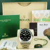 Pilots Classic Watches | Men's Watches | Sant Blanc ROLEX 40mm Stainless Steel Air King Black Arabic Dial Model 116900