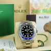 Sports Watches | Men's Watches | Sant Blanc ROLEX 40mm Stainless Steel GMT Master II Blue & Black BATMAN Bezel Model 116710 BLNR