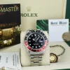 Pilots Professional Watches | Sant Blanc ROLEX 40mm Stainless Steel GMT Master II Coke Bezel w/Box & Books Model 16710