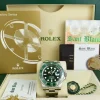 Diving Professional Watches | Sports Watches | Sant Blanc ROLEX 40mm Stainless Steel Submariner Green Dial - Ceramic Bezel - Hulk - Model 116610LV