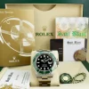 Diving Professional Watches | Men's Watches | Sant Blanc ROLEX 41mm Stainless Steel Submariner "KERMIT" Black Dial Green Bezel Model 126610LV
