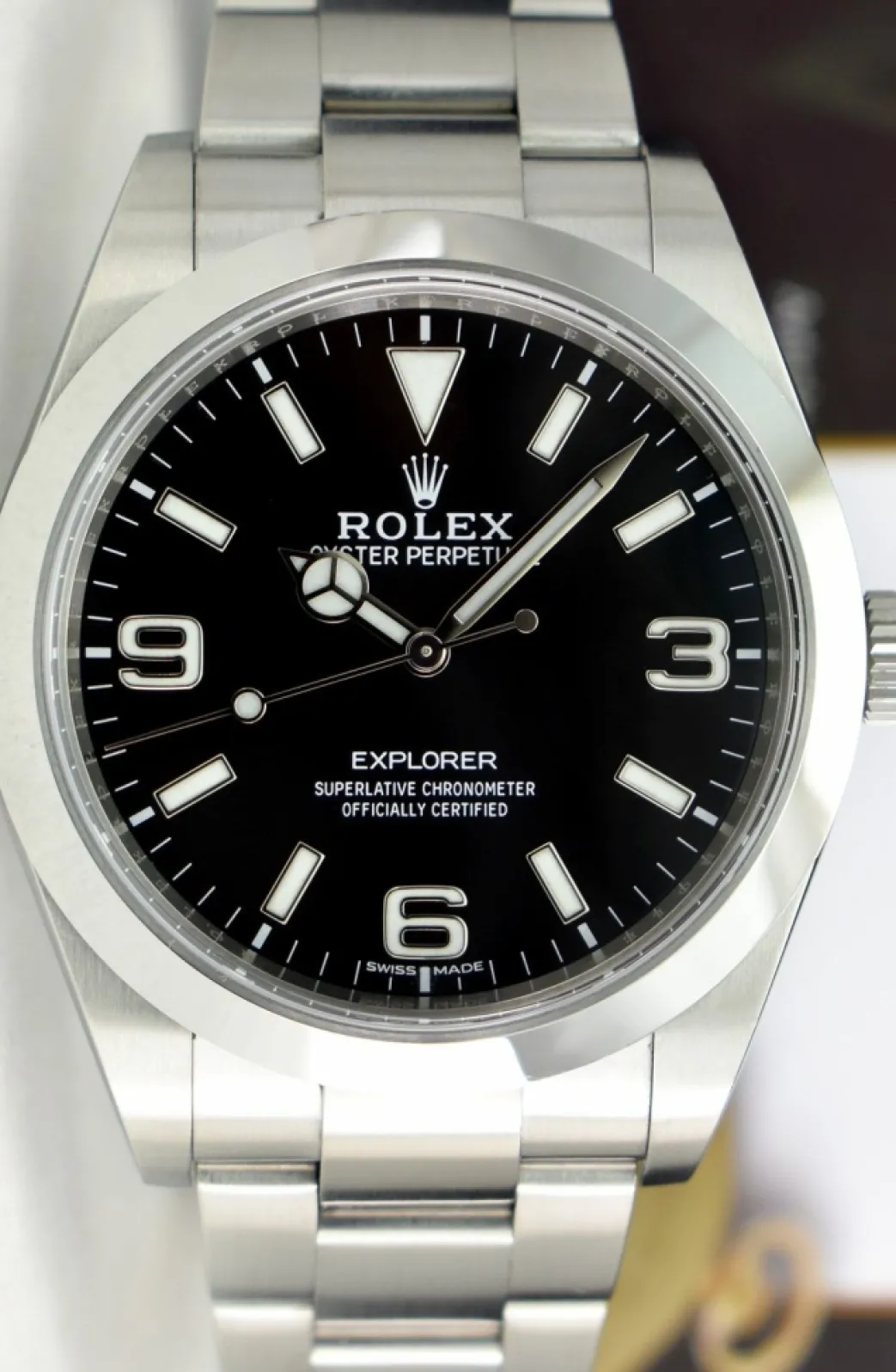 rolex_mm_stainless_steel__1-40.webp Sports Watches | Men's Watches | Sant Blanc ROLEX 39mm Stainless Steel Explorer Black Index Dial - Full Lume - Model 214270