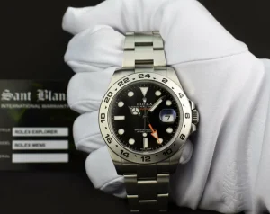 Sports Watches | Field Professional Watches | Sant Blanc ROLEX 42mm Stainless Steel Explorer II Black Dial Model 216570