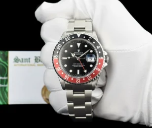 Pilots Professional Watches | Sant Blanc ROLEX 40mm Stainless Steel GMT Master II Coke Bezel w/Box & Books Model 16710