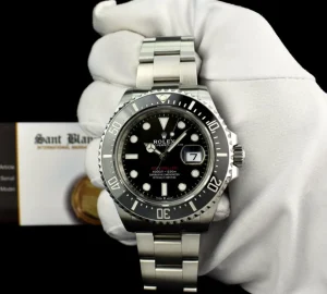 Diving Professional Watches | Men's Watches | Sant Blanc Rolex 43mm Stainless Steel Sea Dweller Black Mark II Dial Model 126600