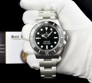 Diving Professional Watches | Sports Watches | Sant Blanc ROLEX 41mm Stainless Steel Submariner Black Dial Ceramic Bezel Model 124060