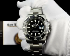 Diving Professional Watches | Sports Watches | Sant Blanc ROLEX 40mm Stainless Steel Submariner Black Dial Ceramic Bezel Model 116610LN