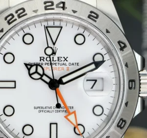 Sports Watches | Field Professional Watches | Sant Blanc ROLEX 42mm Stainless Steel Explorer II White Dial Model 216570