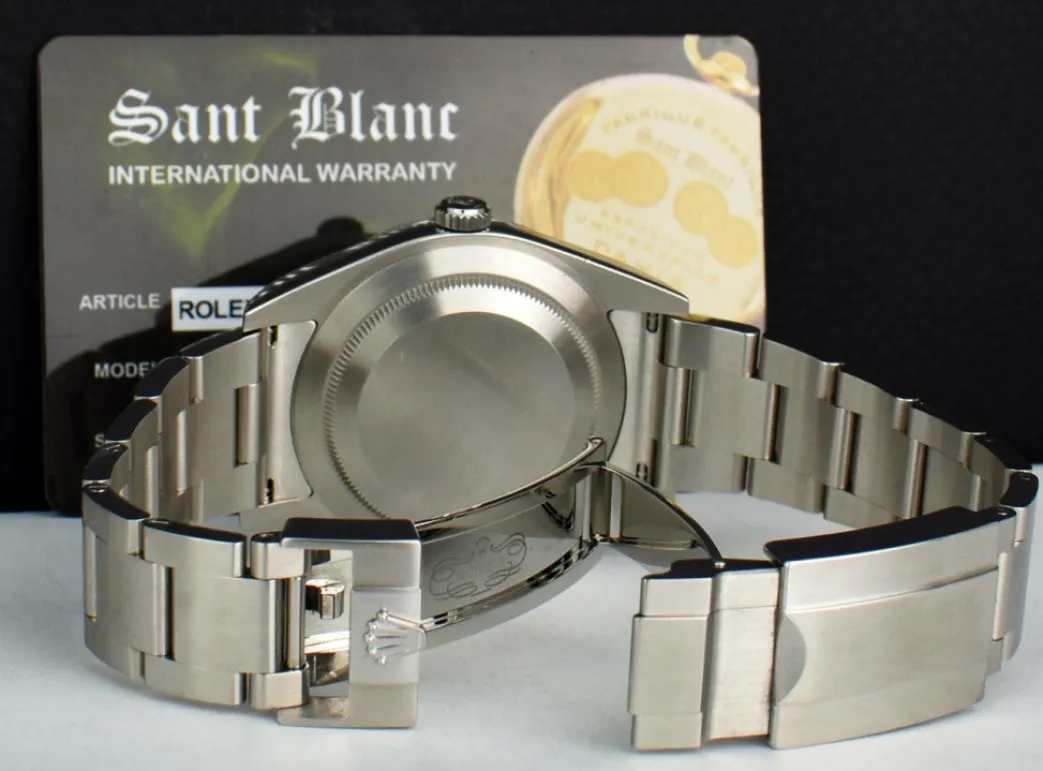 rolex_mm_stainless_steel__10-4.webp Sports Watches | Field Professional Watches | Sant Blanc ROLEX 39mm Stainless Steel Explorer Black Full Lume Dial Model 214270