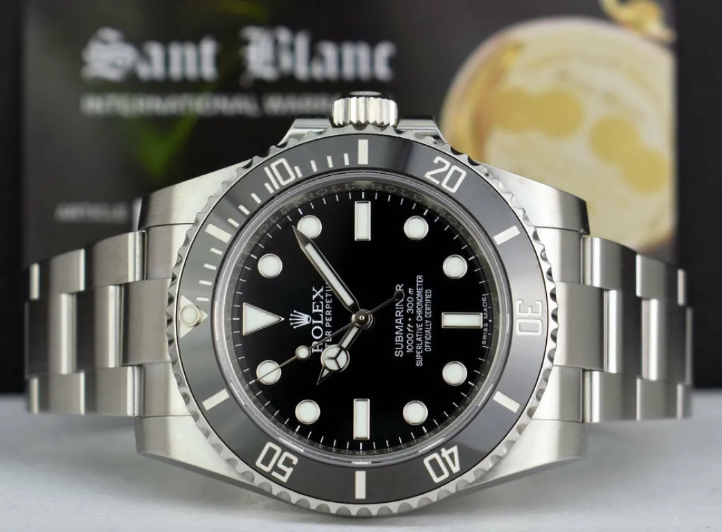 rolex_mm_stainless_steel__2-53.webp Diving Professional Watches | Sports Watches | Sant Blanc ROLEX 40mm Stainless Steel No-Date Submariner Black Ceramic Model 114060