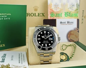 Diving Professional Watches | Sports Watches | Sant Blanc ROLEX 40mm Stainless Steel Submariner Black Dial Ceramic Bezel Model 116610LN