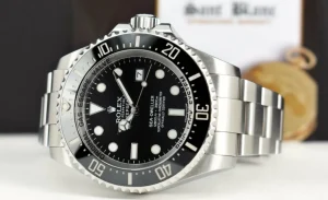 Deep Diving Professional Watches | Sant Blanc ROLEX 44mm Stainless Steel Deepsea Sea Dweller Black Dial Model 116660