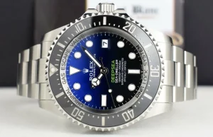 Deep Diving Professional Watches | Sant Blanc ROLEX 44mm Stainless Steel Deepsea SeaDweller D Blue James Cameron Model 136660
