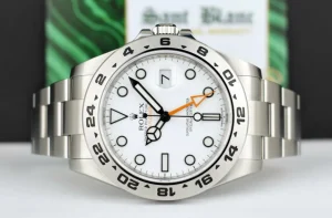 Field Professional Watches | Sant Blanc ROLEX 42mm Stainless Steel Explorer II White Dial with Box & Card & Tags Model 216570
