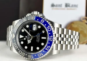Pilots Classic Watches | Men's Watches | Sant Blanc ROLEX 40mm Stainless Steel GMT Master II Blue & Black 