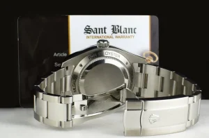 Sports Watches | Scientists Professional Watches | Sant Blanc ROLEX 40mm Stainless Steel Milgauss Green Crystal Black Index Dial Model 116400V