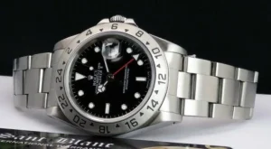 Sports Watches | Men's Watches | Sant Blanc ROLEX 40mm Stainless Steel Explorer II Black Index Dial Model 16570