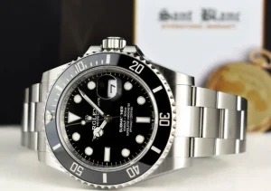 Diving Professional Watches | Sports Watches | Sant Blanc ROLEX 41mm Stainless Steel Submariner Black Ceramic Bezel Model 126610LN