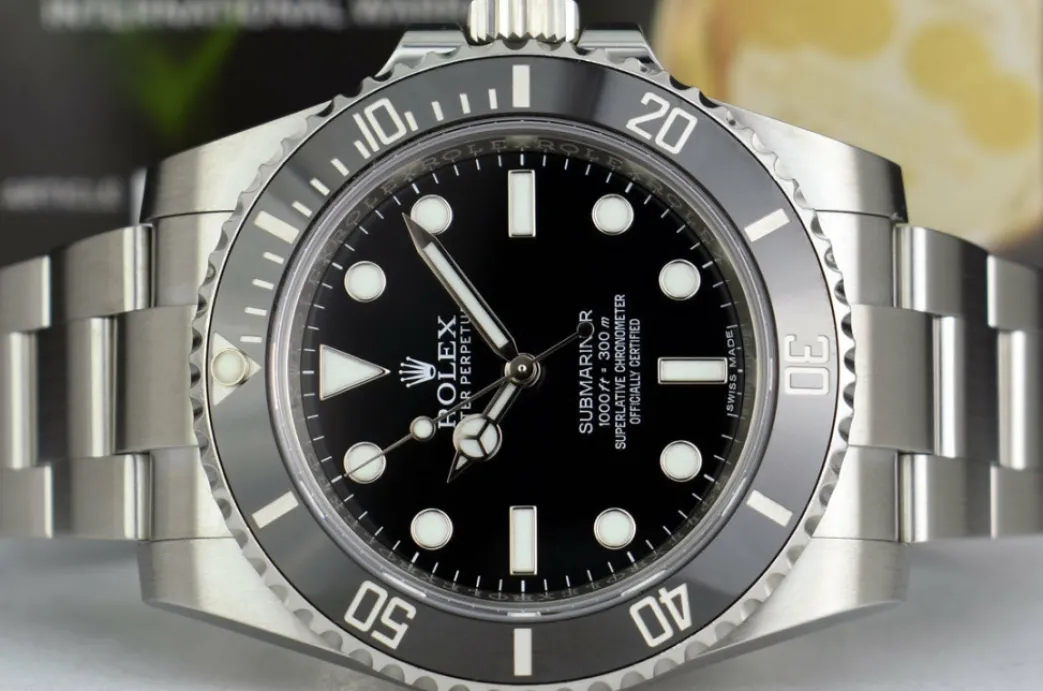 rolex_mm_stainless_steel__3-54.webp Diving Professional Watches | Sports Watches | Sant Blanc ROLEX 40mm Stainless Steel No-Date Submariner Black Ceramic Model 114060