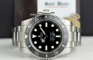 Diving Professional Watches | Sports Watches | Sant Blanc ROLEX 40mm Stainless Steel Submariner Black Dial Ceramic Bezel Model 114060