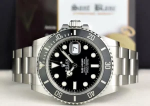 Diving Professional Watches | Sports Watches | Sant Blanc ROLEX 41mm Stainless Steel Submariner Black Index Dial Ceramic Bezel Model 126610LN