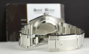 Scientists Professional Watches | Men's Watches | Sant Blanc ROLEX 40mm Stainless Steel Milgauss Blue Index Dial Model 116400GV