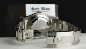 Men's Watches | Dress Watches | Sant Blanc ROLEX 41mm Stainless Steel DateJust II Blue Index Dial Model 116300